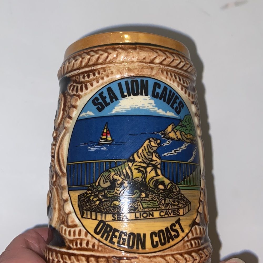 Vintage Sea Lion Cavels Dregon Coast